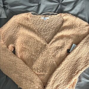 O'Neill Cream V-Neck Sweater with Relaxed Fit